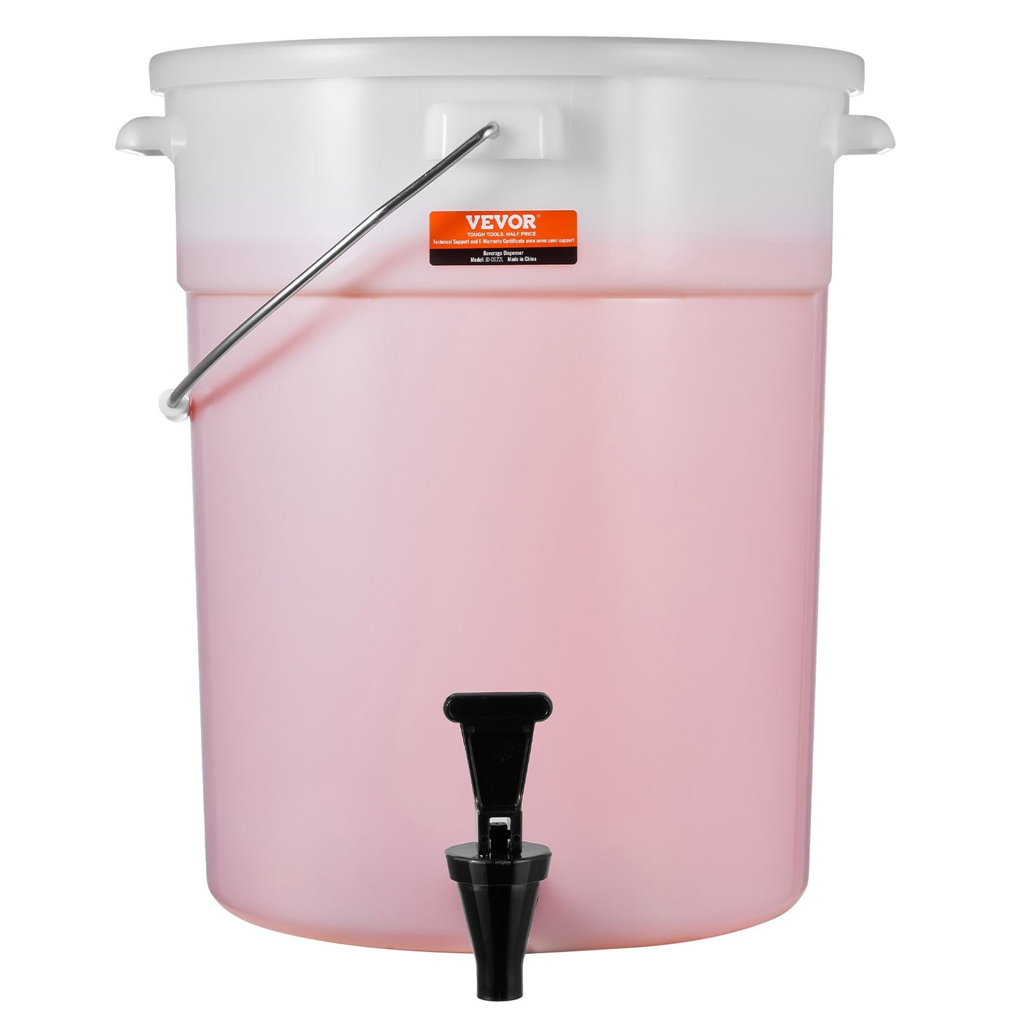 Beverage Dispenser, 5 Gallon Drink Dispensers for Parties, Plastic Juice Dispenser with Spigot and Lid, Iced Tea Lemonade Juice Water Dispenser, for Restaurants, Hotels, Parties