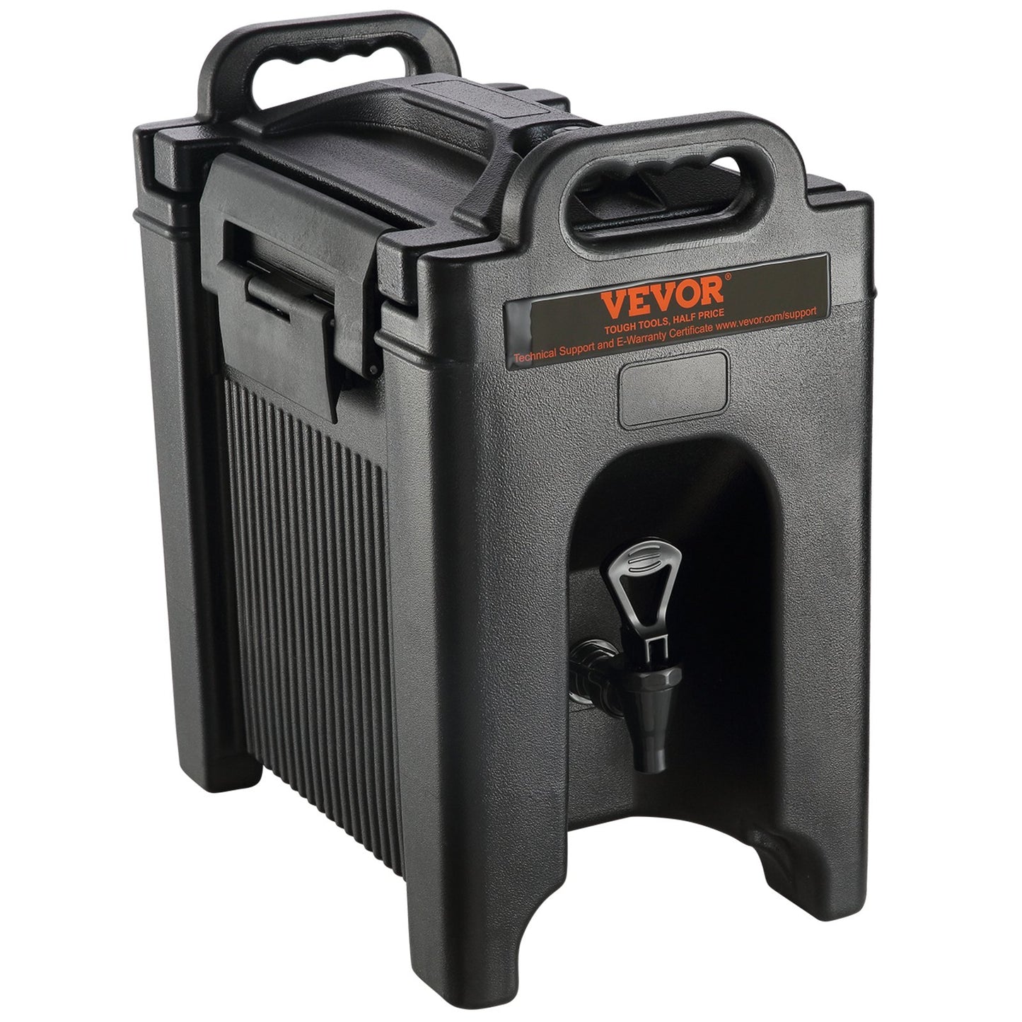 Insulated Beverage Dispenser, 9.5 L, Food-grade LDPE Hot and Cold Beverage Server, Thermal Drink Dispenser Cooler with 2.3 cm PU Layer Two-Stage Faucet Handle, for Restaurant Drink Shop