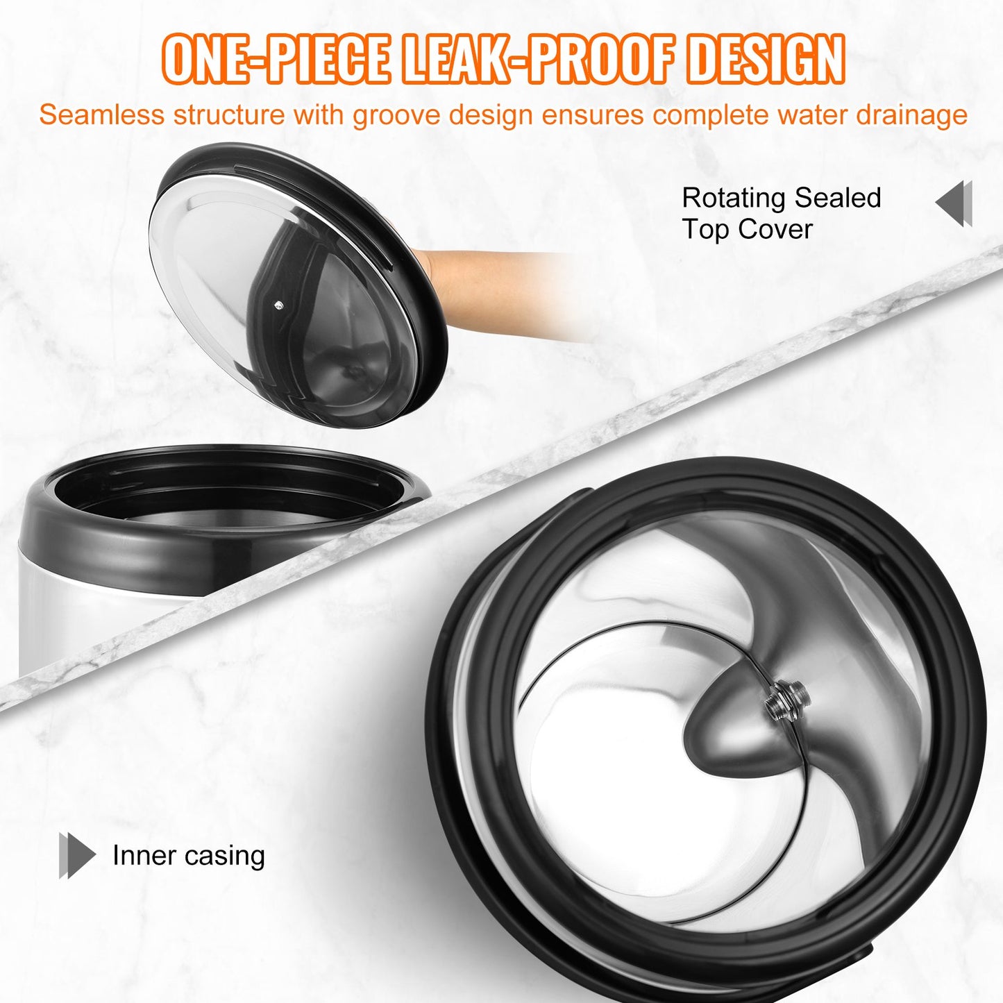 Isolierter Getränkespender aus Edelstahl, 9,2 Liter (2,4 Gallonen), Thermoskanne für heiße und kalte Getränke mit Zapfhahn, lebensmittelecht, für Tee, Kaffee und Wasser, ideal für Restaurants und Getränkeläden.