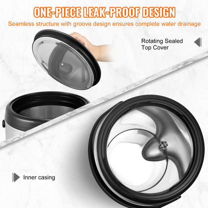 Isolierter Getränkespender aus Edelstahl, 6 Liter (1,5 Gallonen), Thermoskanne für heiße und kalte Getränke mit Zapfhahn, lebensmittelecht, für Tee, Kaffee und Wasser in Restaurants und Getränkeläden