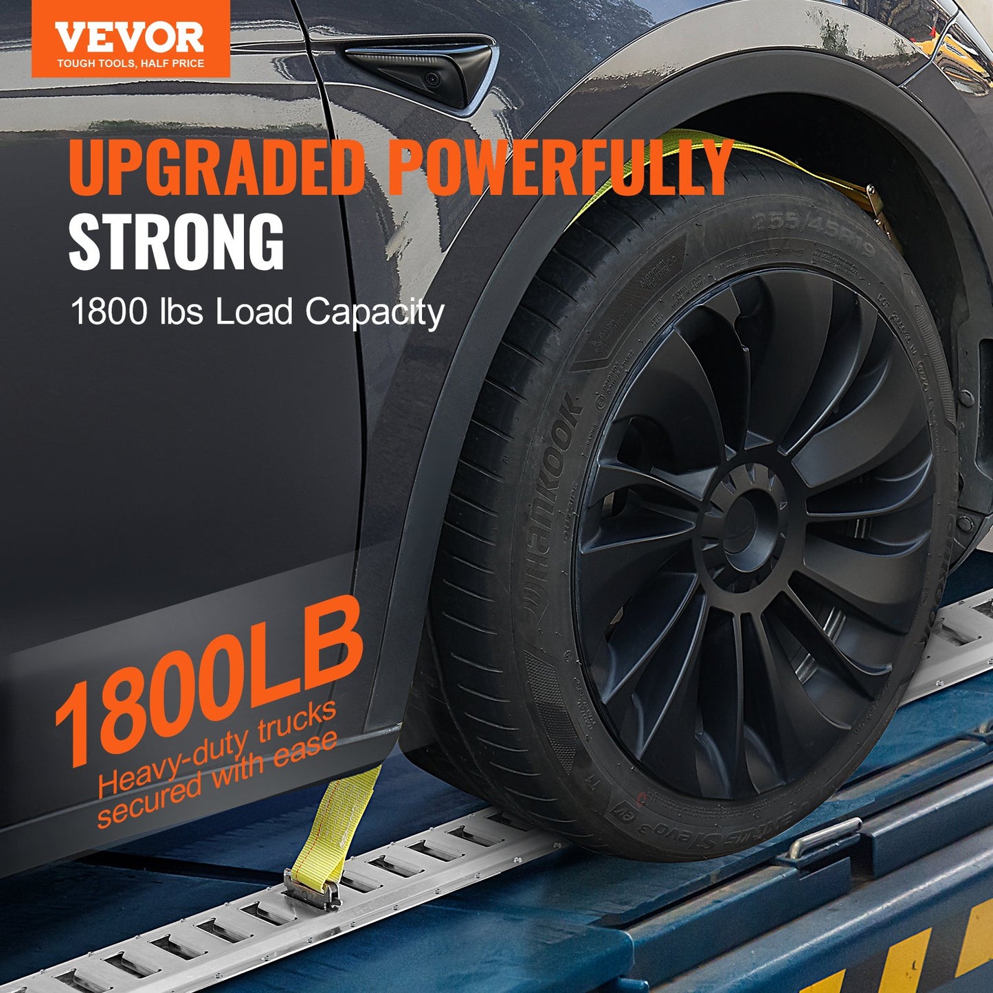 E-Track-Zurrschienen-Set, 34-teilig, 1,5 m E-Tracks-Set, bestehend aus 8 Stahlschienen, 2 Einzelschlitzschienen, 8 O-Ringen, 8 Zurrgurten mit D-Ring und 8 Endkappen, Befestigungszubehör für Ladung, Motorräder und Fahrräder