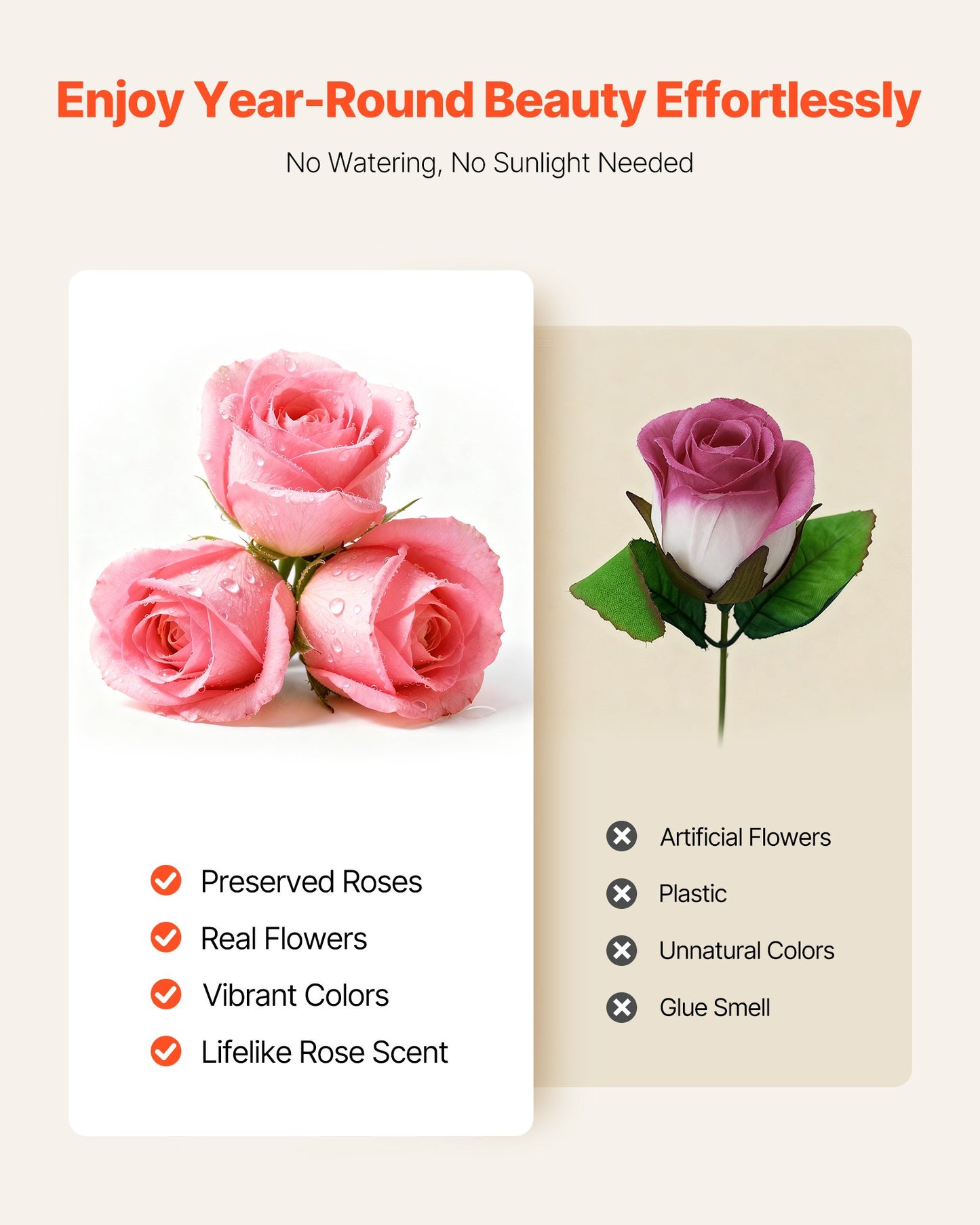 Ewige Blumen, 27 konservierte Rosen in einer herzförmigen Schachtel, Unvergänglicher Blumenstrauß, Geburtstagsgeschenk für Frauen, Ehefrauen, Mütter, Jahrestag, Valentinstag, Weihnachten, Rosa