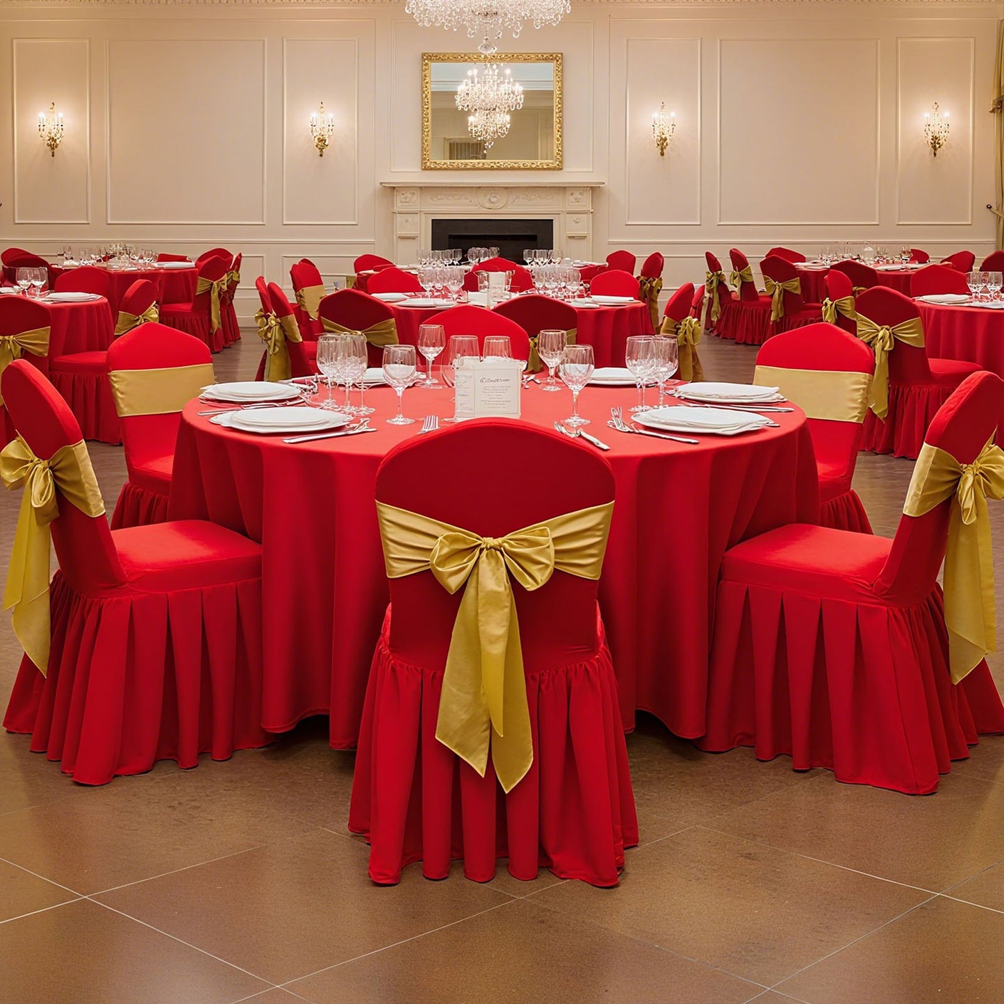 30 Pcs Red Chair Covers, Polyester Spandex Chair Cover, Stretch Slipcovers for Wedding Party Dining Banquet Flat-Front Chair Covers, Fits Chair Measures up to 20.08 x 17.72 x 37.4 inch