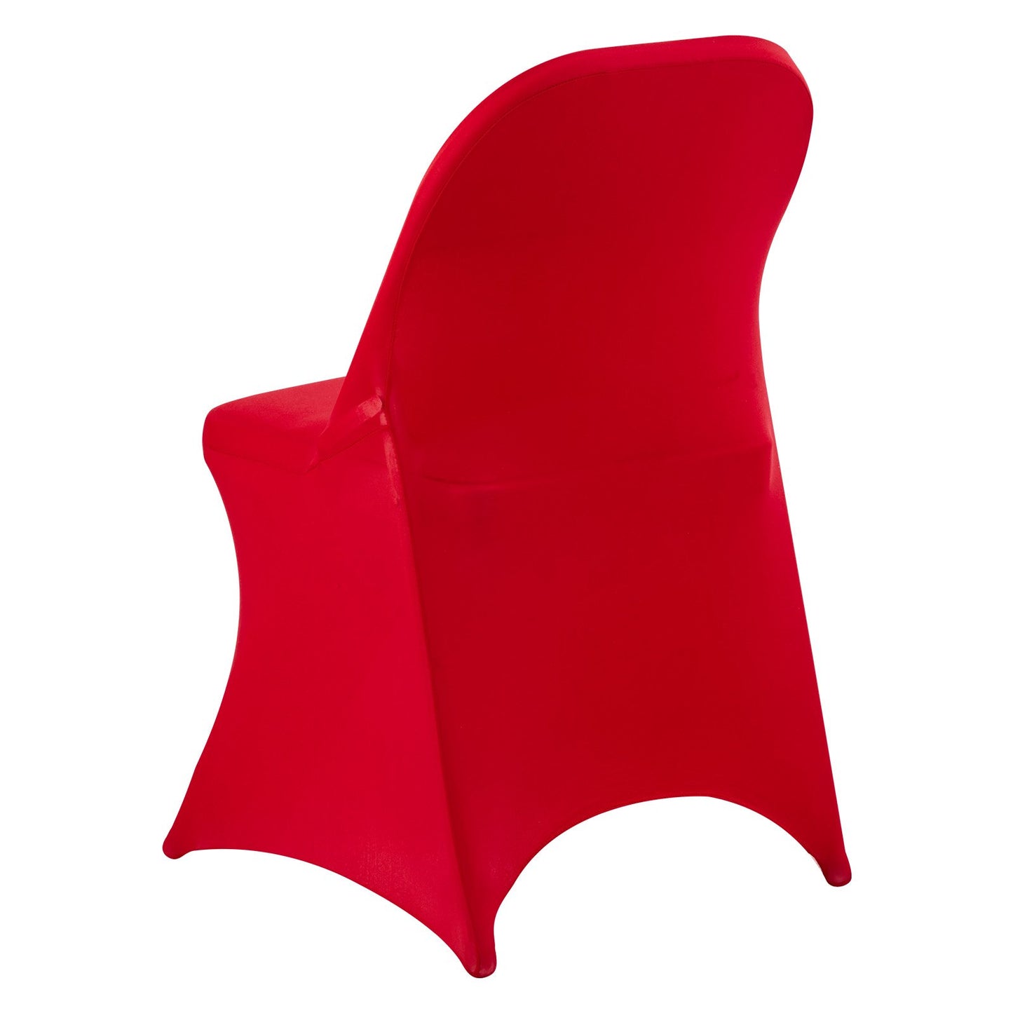 50 Pcs Red Chair Covers, Polyester Spandex Chair Cover, Stretch Slipcovers for Wedding Party Dining Banquet Flat-Front Chair Covers, Fits Chair Measures up to 17.72 x 18.11 x 30.31 inch