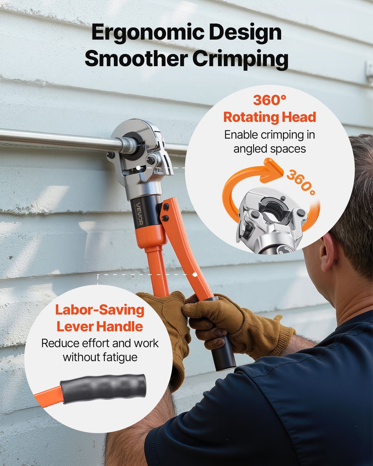 Hydraulisches Rohrverpresswerkzeug, Edelstahl-Rohrverschraubungs-Verpresszange mit Backen V12, V15, V18, V22, V28 und Tragekoffer, Pressverpresswerkzeug-Set für Sanitärreparaturen und -installationen