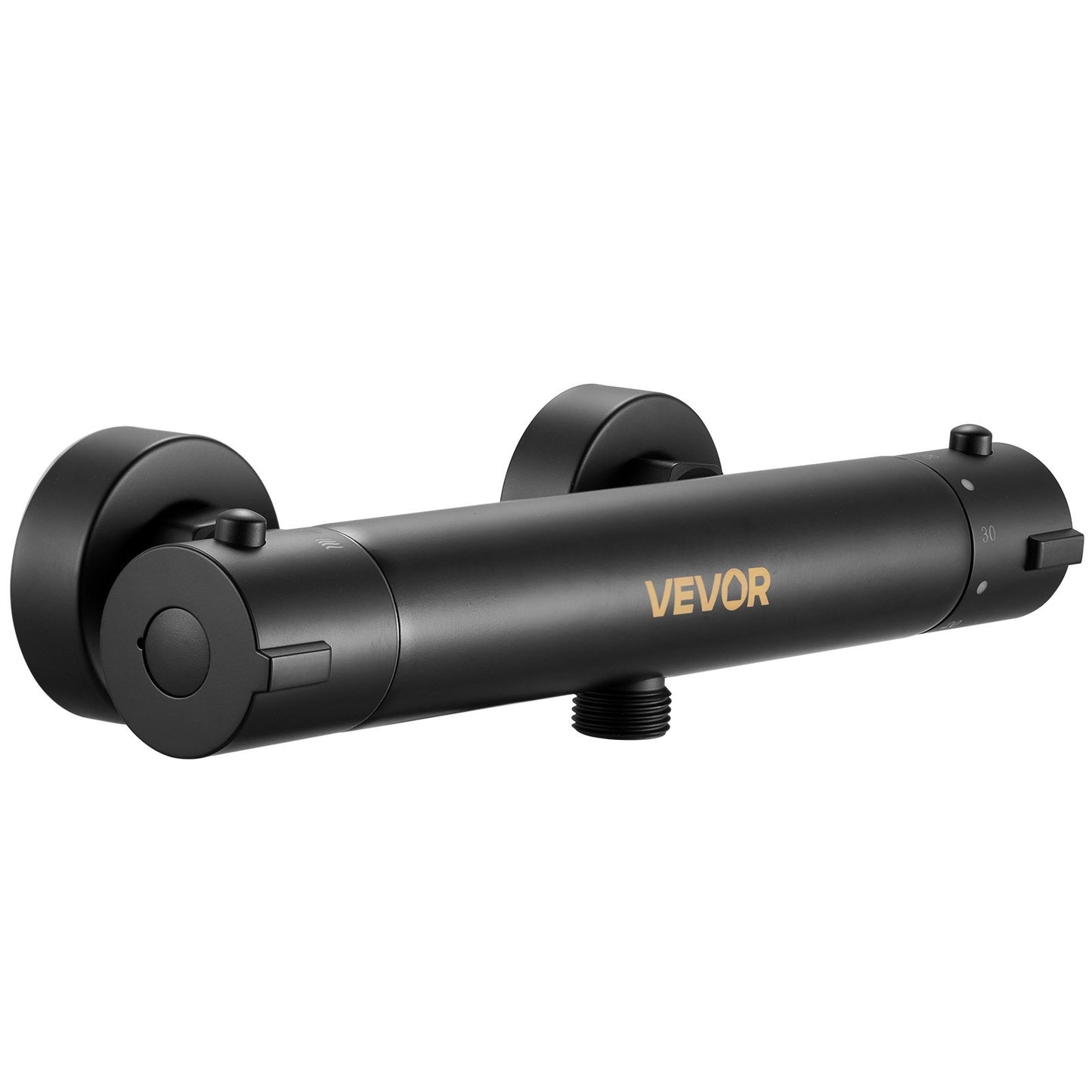 Thermostatic Shower Faucet Valve, 38℃ Secure Lock Thermostatic Shower Valve Trim Kit, Hot Cold Water Showering Faucet Temperature Control Valves with Electrophoretic Coating for Bathroom, RV