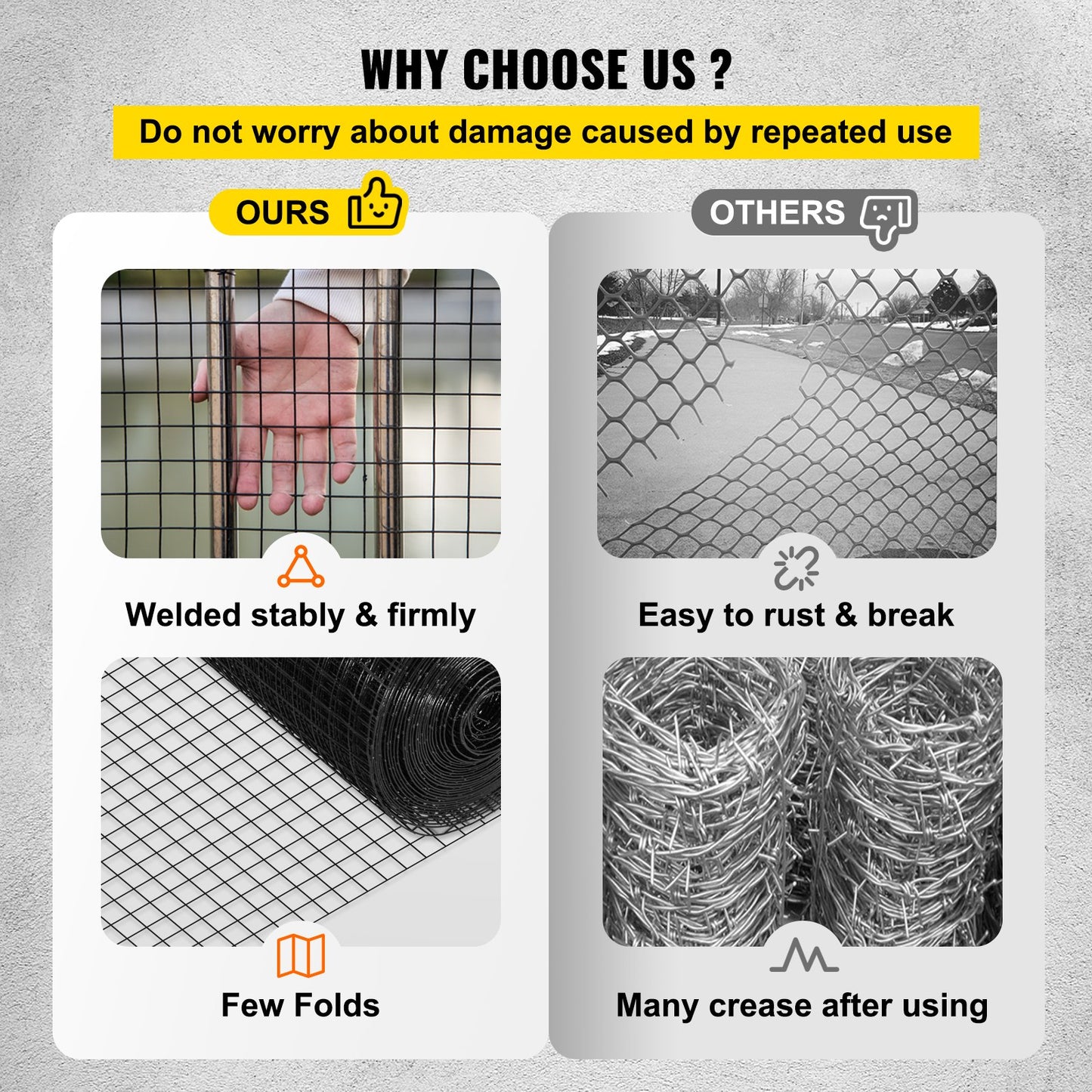 Hardware Cloth, 24\" x 100\' & 1\"x1\" Mesh Size, Galvanized Steel Vinyl Coated 16 Gauge Chicken Wire Fencing with A Cutting Plier & A Pair of Fabric Gloves, for Garden Fencing & Pet Enclosures,