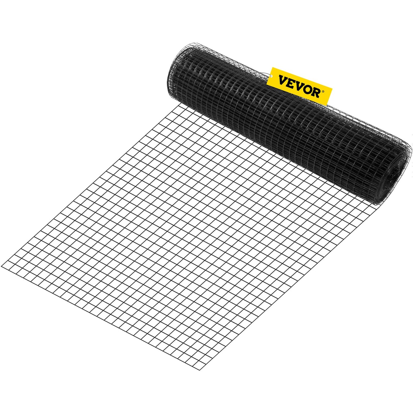 Hardware Cloth, 24\" x 100\' & 1\"x1\" Mesh Size, Galvanized Steel Vinyl Coated 16 Gauge Chicken Wire Fencing with A Cutting Plier & A Pair of Fabric Gloves, for Garden Fencing & Pet Enclosures,