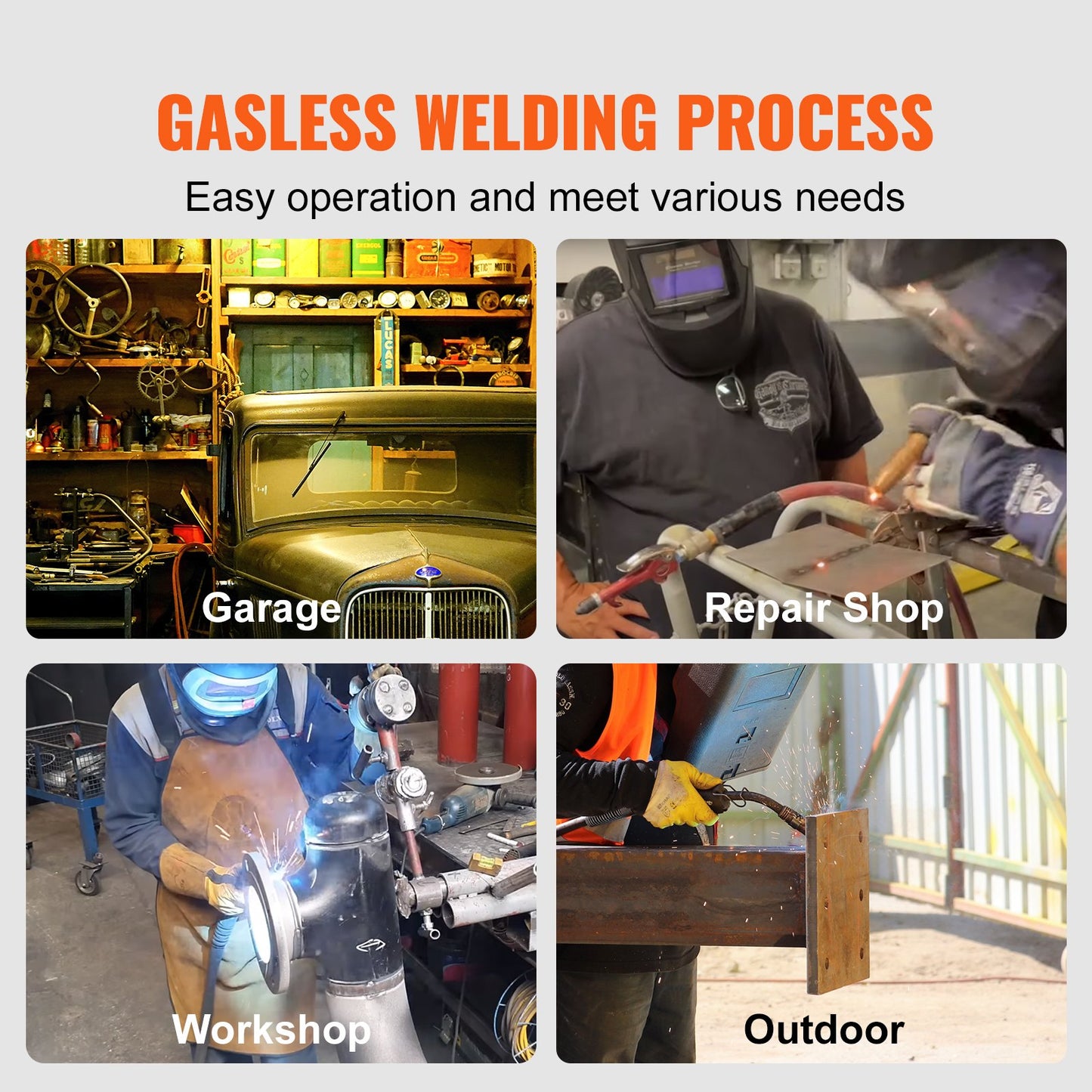 Fülldraht, E71T-GS 0,8 mm 4,5 kg, gasloser MIG-Schweißdraht für Baustahl mit geringer Spritzerbildung für alle Schweißpositionen und den Einsatz im Freien