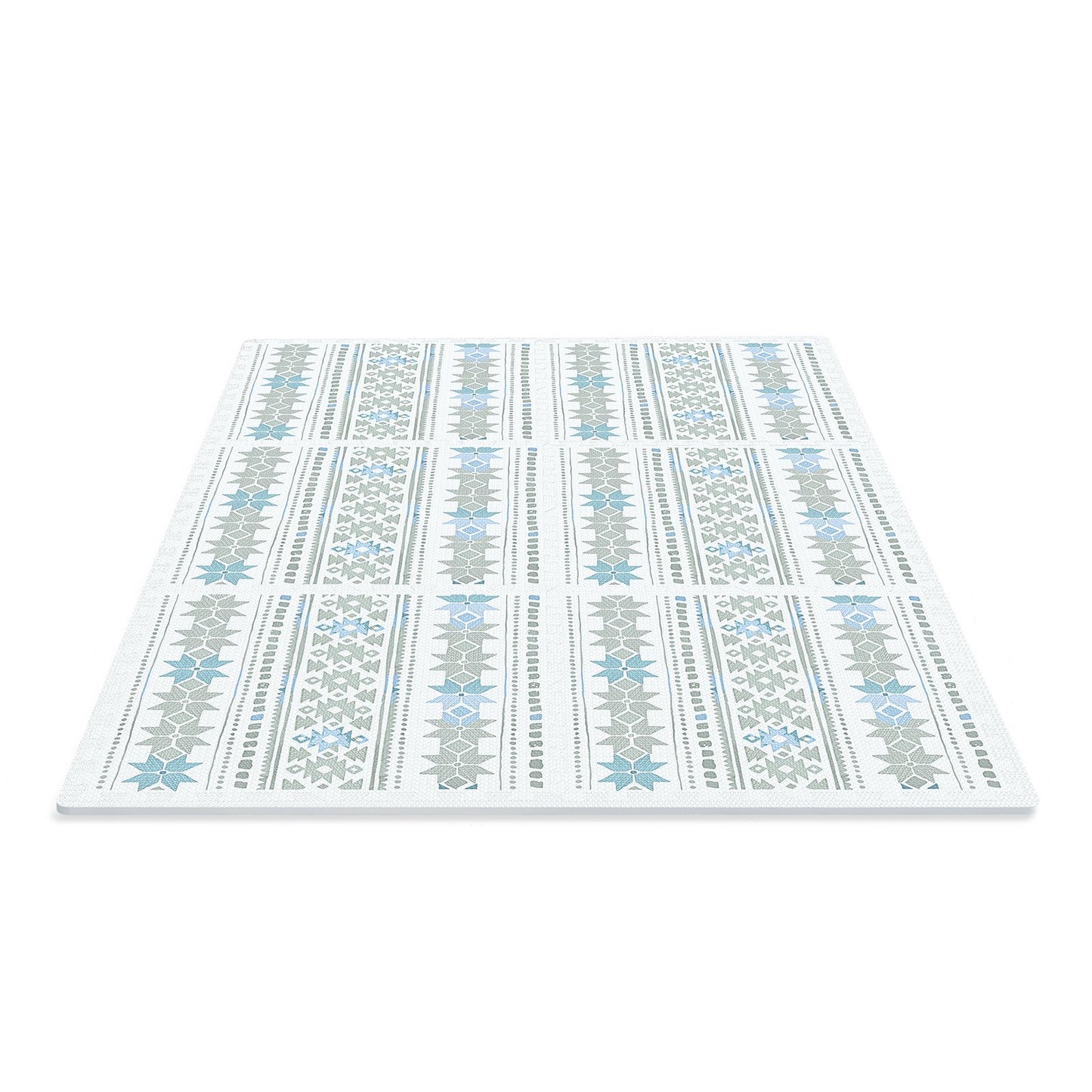 6 Tiles Kids Play Mat, 0.5 Inch Toddler Play Mat with EVA Foam, 24" x 24" Puzzle Play Mat with 24 sq.ft Coverage, Interlocking Toddler Mats for Play Room, Nursery, Living Room, Light Gray