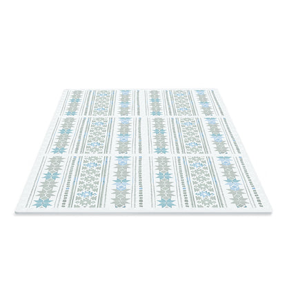 6 Tiles Kids Play Mat, 0.5 Inch Toddler Play Mat with EVA Foam, 24" x 24" Puzzle Play Mat with 24 sq.ft Coverage, Interlocking Toddler Mats for Play Room, Nursery, Living Room, Light Gray