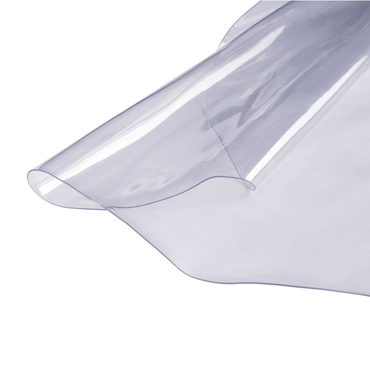 Transparente Tischschutzhülle, runde Tischdecke (1230 mm Durchmesser), 1,5 mm dicke PVC-Tischdecke, wasserdichter Schutz für Schreibtisch, Couchtisch und Esstisch