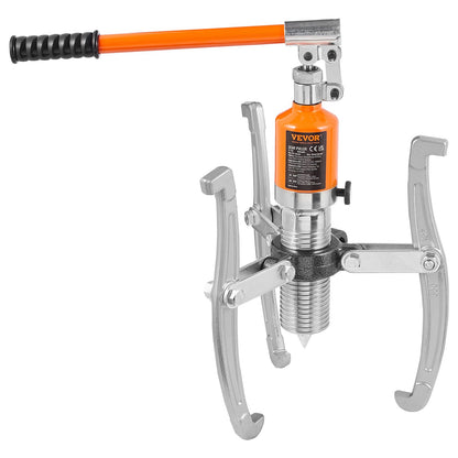 Hydraulic Gear Puller, 15 Ton Max Capacity Wheel Bearing Pulling Separator, 2 or 3 Jaws Puller, Vertically and Horizontally, 30.5cm Jaw Hydraulic Puller with Case for Pulling Hubs