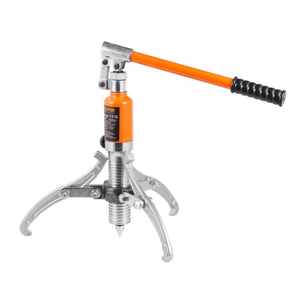 Hydraulic Gear Puller, 5 Ton Max Capacity Wheel Bearing Pulling Separator, 2 or 3 Jaws Puller, Vertically and Horizontally, 20.32 cm Jaw Hydraulic Puller with Case for Pulling Hubs