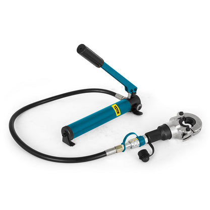 Hydraulische 6T-Presszange V12-28 mm TH16-32 mm, V-/TH-förmige Rohrpresszange, 360°-Drehgelenk, handgeführte Presszange für PE-X-Rohre (Verbundrohre, PEX, PE-X, PB)