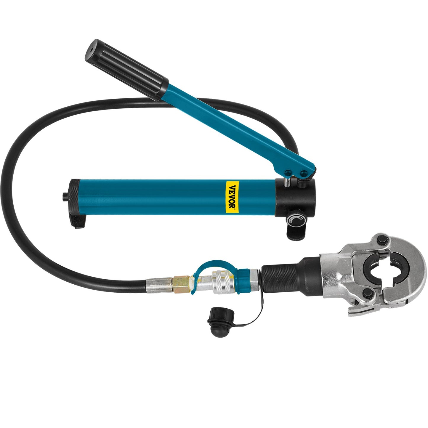 Hydraulische 6T-Presszange V12-28 mm TH16-32 mm, V-/TH-förmige Rohrpresszange, 360°-Drehgelenk, handgeführte Presszange für PE-X-Rohre (Verbundrohre, PEX, PE-X, PB)