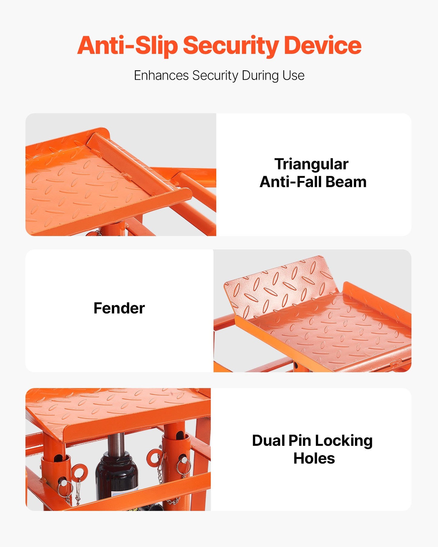 Hydraulische Auffahrrampen, 2 Stück, 5 Tonnen (11.000 lbs), 270–360 mm Hubhöhe, robuste hydraulische Fahrzeugrampen, tragbare Hebebühnen für die Heimwerkstatt, Wartung und Ölwechsel, LKW- und Fahrzeugreparatur