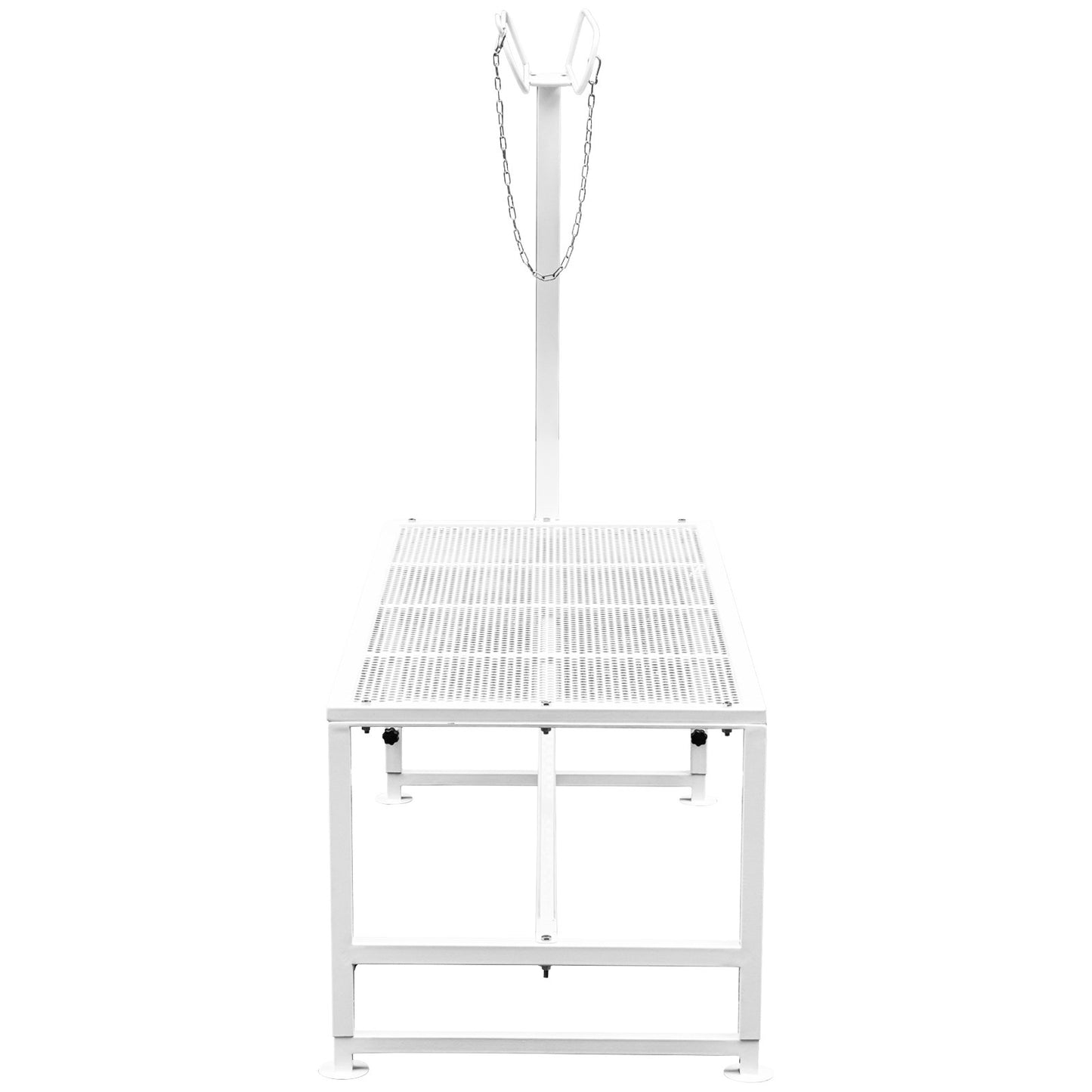 Livestock Stand 51x23 inches, Trimming Stand with Straight Head Piece, Goat Trimming Stand Metal Frame Sheep Shearing Stand Livestock Trimming Stands