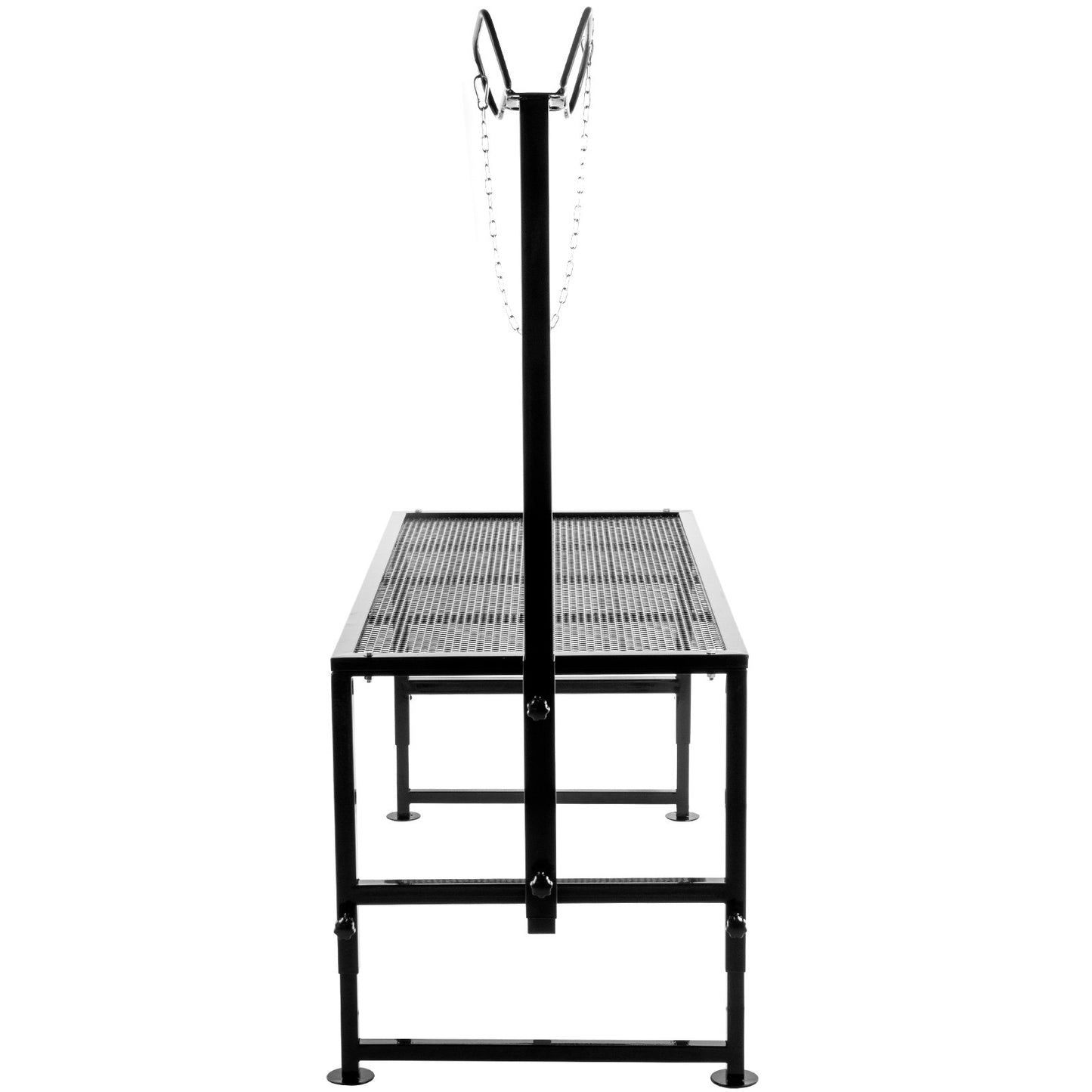 Livestock Stand 51x23 inches, Trimming Stand with Straight Head Piece, Goat Trimming Stand Metal Frame Sheep Shearing Stand Livestock Trimming Stands