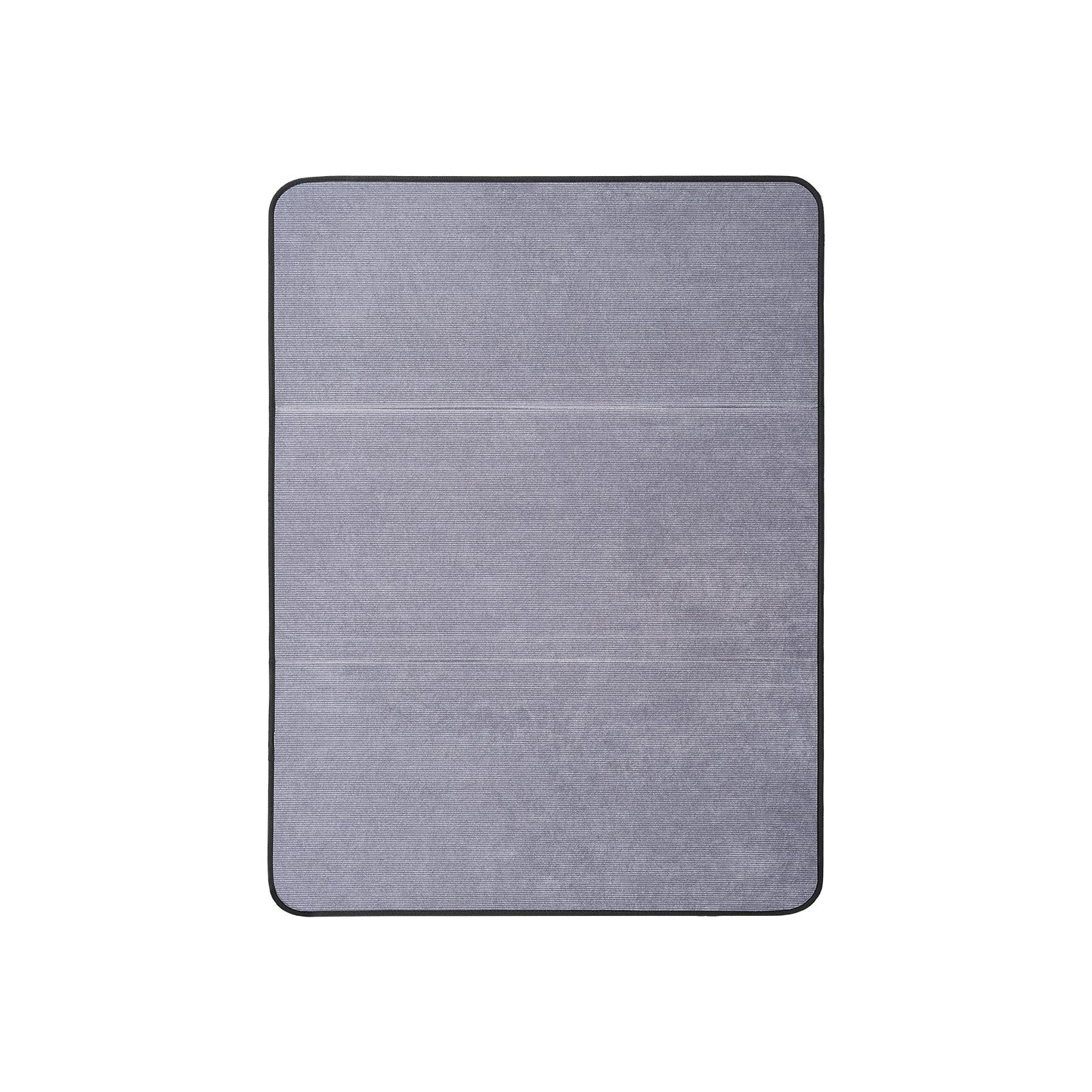 Stuhlmatte, 915 x 1225 mm Bürostuhlmatte für Hartböden, Bodenschutz für Bürostühle mit Rollen, Cord-Oberfläche, rutschfest und leicht zu reinigen, leicht zu gleitende Tischunterlage für das Homeoffice (Grau)