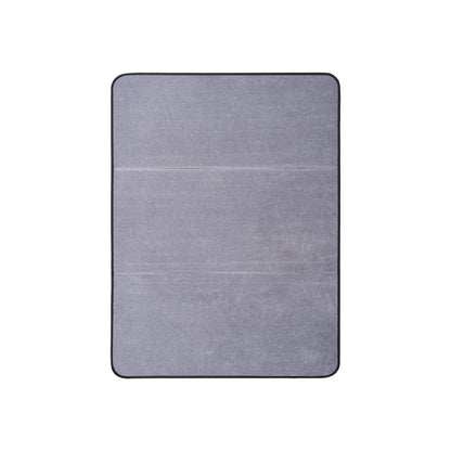 Stuhlmatte, 915 x 1225 mm Bürostuhlmatte für Hartböden, Bodenschutz für Bürostühle mit Rollen, Cord-Oberfläche, rutschfest und leicht zu reinigen, leicht zu gleitende Tischunterlage für das Homeoffice (Grau)