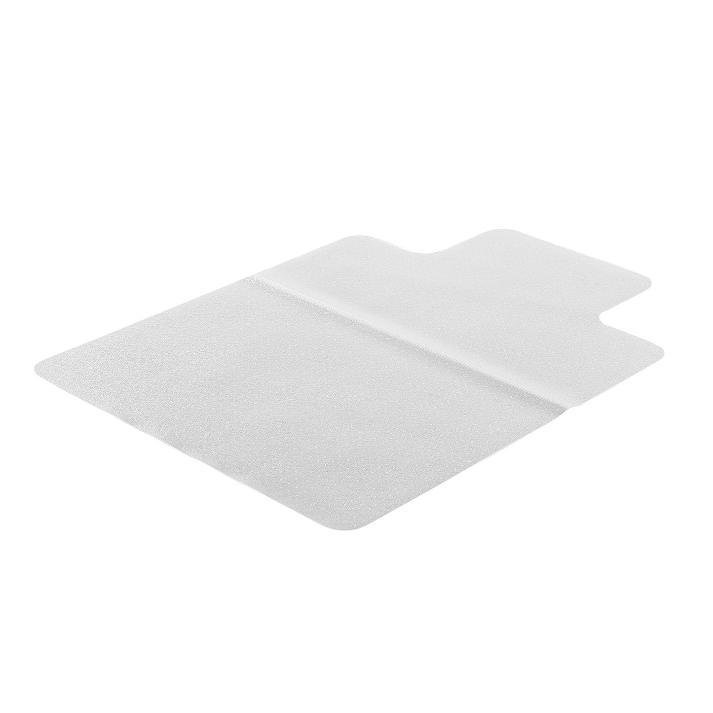 Stuhlmatte mit Rand, 915 x 1225 mm, Bürostuhlmatte für kurzflorige Teppichböden, Kunststoff-Bodenschutzmatte mit Noppen, rutschfest und leicht zu reinigen, leicht zu gleitende Unterlage für Schreibtische im Homeoffice