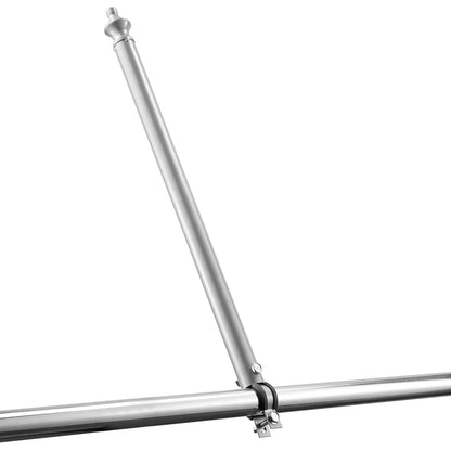 Chain Link Fence Extensions, 18 Packs 695 mm Extension Height, Galvanized Post Extender for 32 to 38 mm Top of Fence, U Bracket, Barbed Wire Extend Arm for Privacy, Prevent Dogs Jumping Out