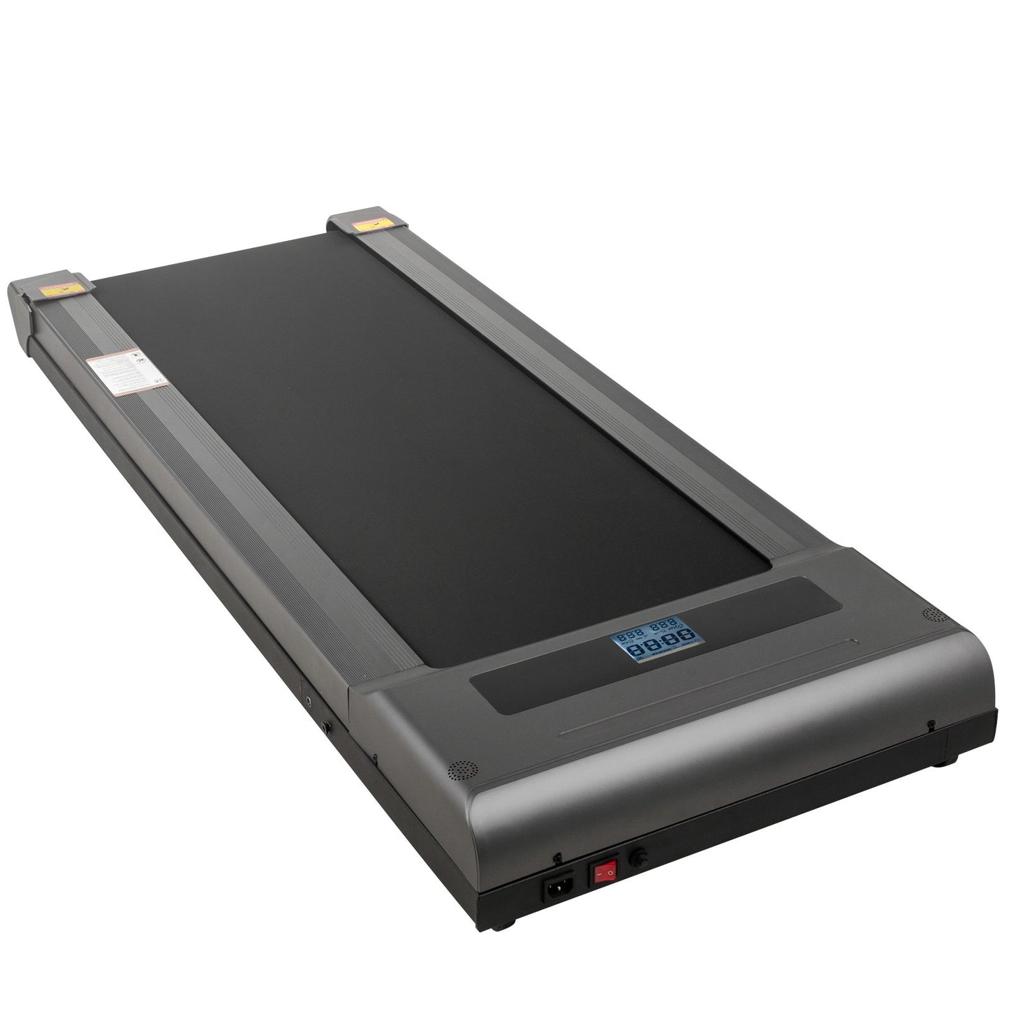 Under Desk Treadmills Working Treadmills For Running, Led Treadmill For Home Running Machine With Remote Control, 1-6.0km/h Speed Portable Slim Treadmill Indoor Exercise(Gray,No Handrail)