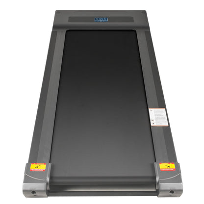 Under Desk Treadmills Working Treadmills For Running, Led Treadmill For Home Running Machine With Remote Control, 1-6.0km/h Speed Portable Slim Treadmill Indoor Exercise(Gray,No Handrail)