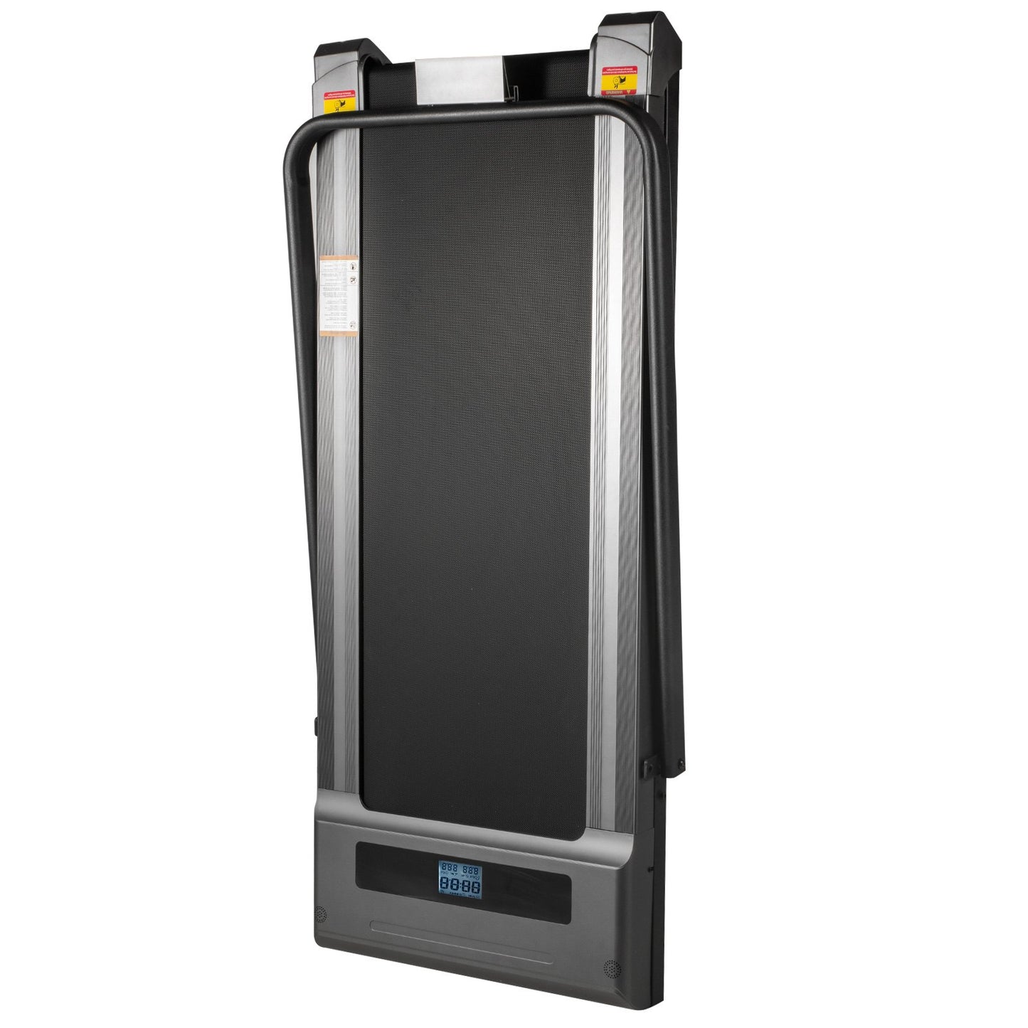 Under Desk Treadmills Working Treadmills For Running, Led Treadmill For Home Running Machine With Remote Control, 1-6.0km/h Speed Portable Slim Treadmill Indoor Exercise(Silver,with Handrail)