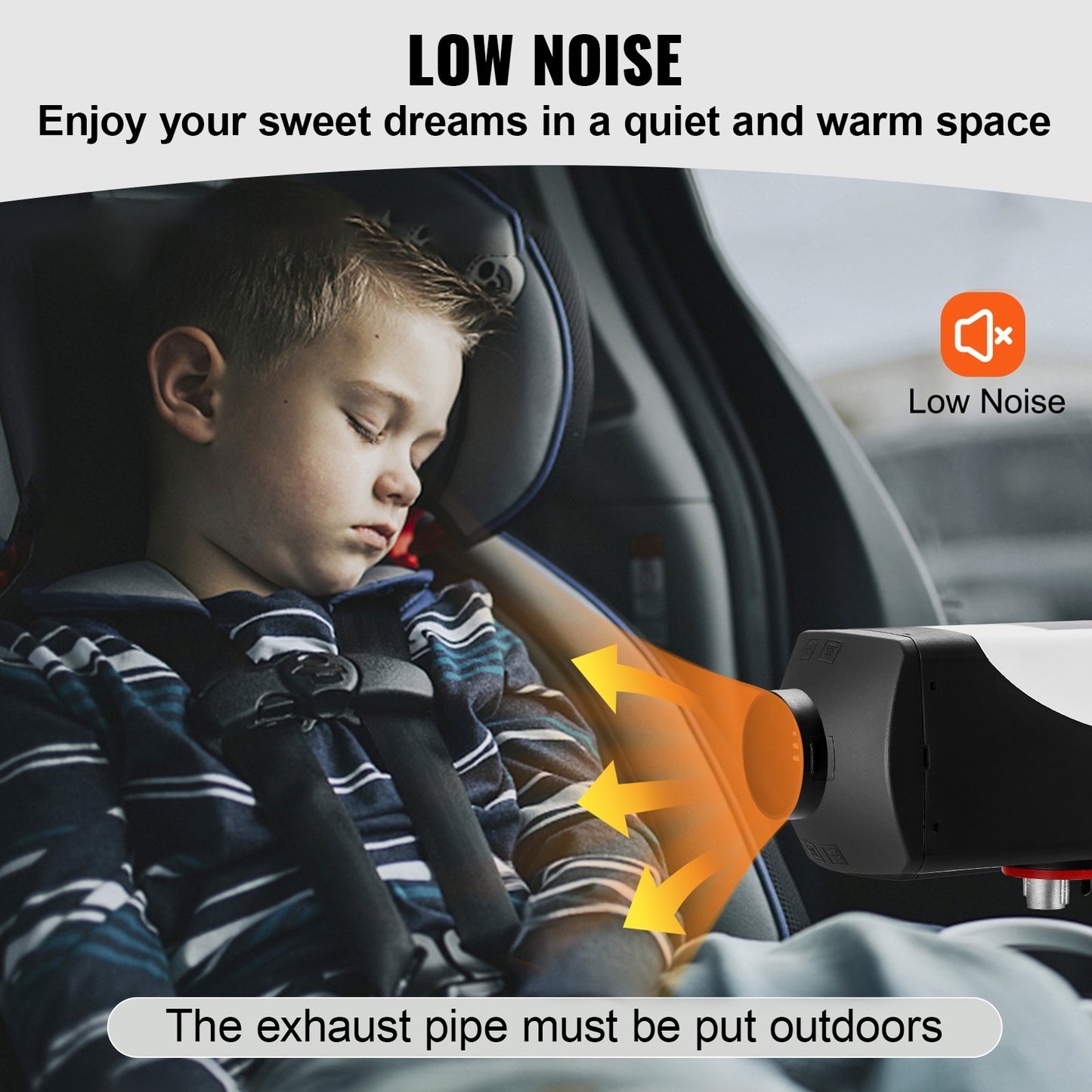 12V Diesel Parking Heater, 8KW Diesel Air Heater, Diesel Air Heater, Air Parking Heater, Air Diesel Heater, Parking Heater for Car RV Boat Truck Camper Bus