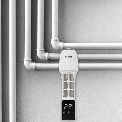 Spin-Down-Filter, 40-Mikron-Hauswasserfilter für Brunnenwasser, 2,5 cm (1 Zoll) GM + 3,2 cm (1 1/4 Zoll) GM, 8 t/h Durchflussrate, für Hauswasserfiltersysteme, Brunnenwasser-Sedimentfilter