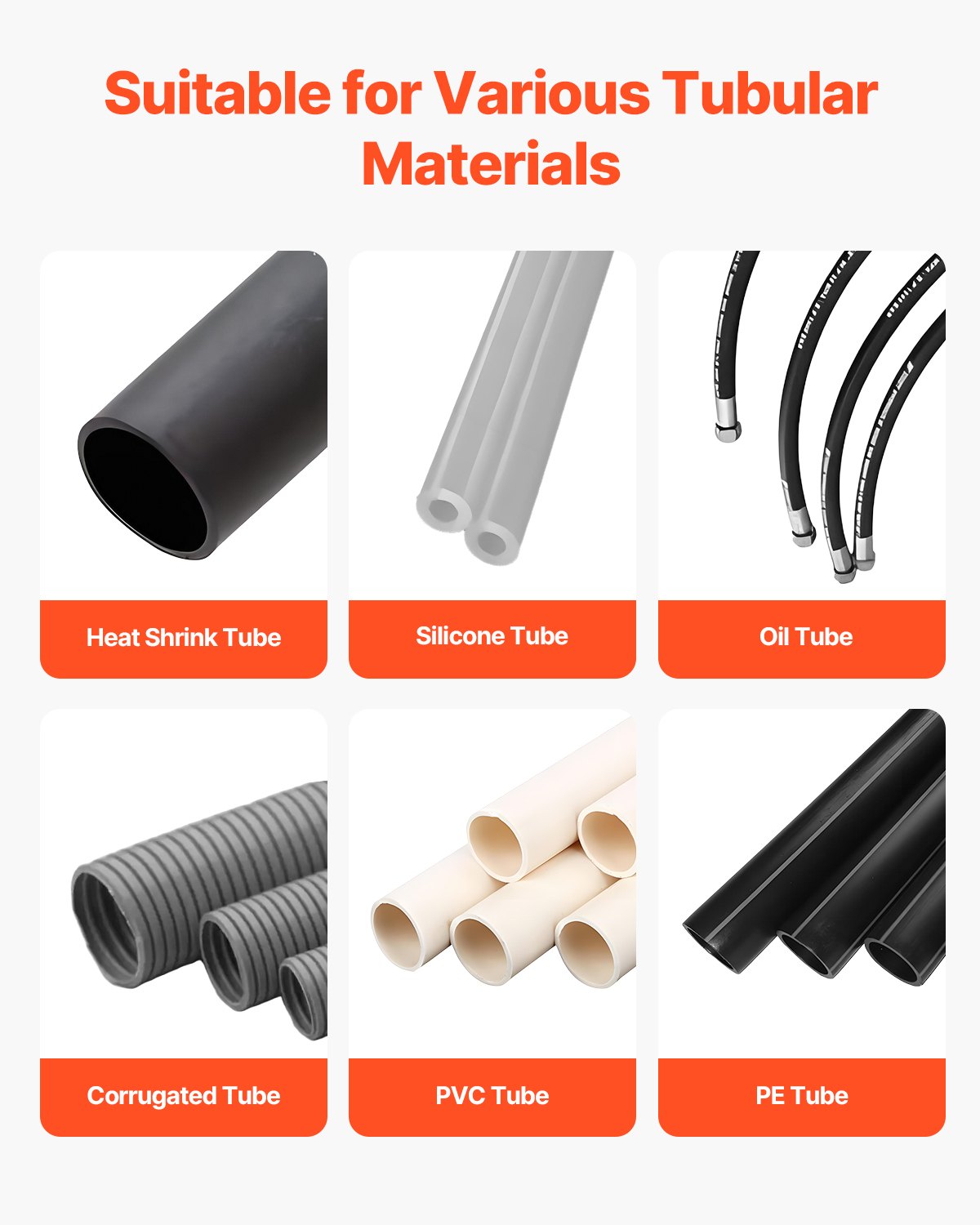 Automatischer Schrumpfschlauchschneider, Rohrschneidemaschine mit LCD-Display, Schnittdurchmesser 1–20 mm, Schnittlänge 0,1–99999,9 mm, ideal für PVC-, PE-, Silikon- und Weichwasserschläuche