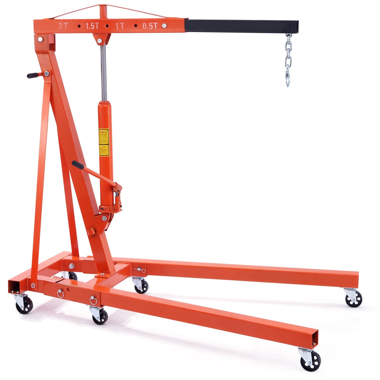 Engine Hoist Leveler 1995.9 kg / 2 Ton Cherry Picker Shop Crane Load Lift Tool