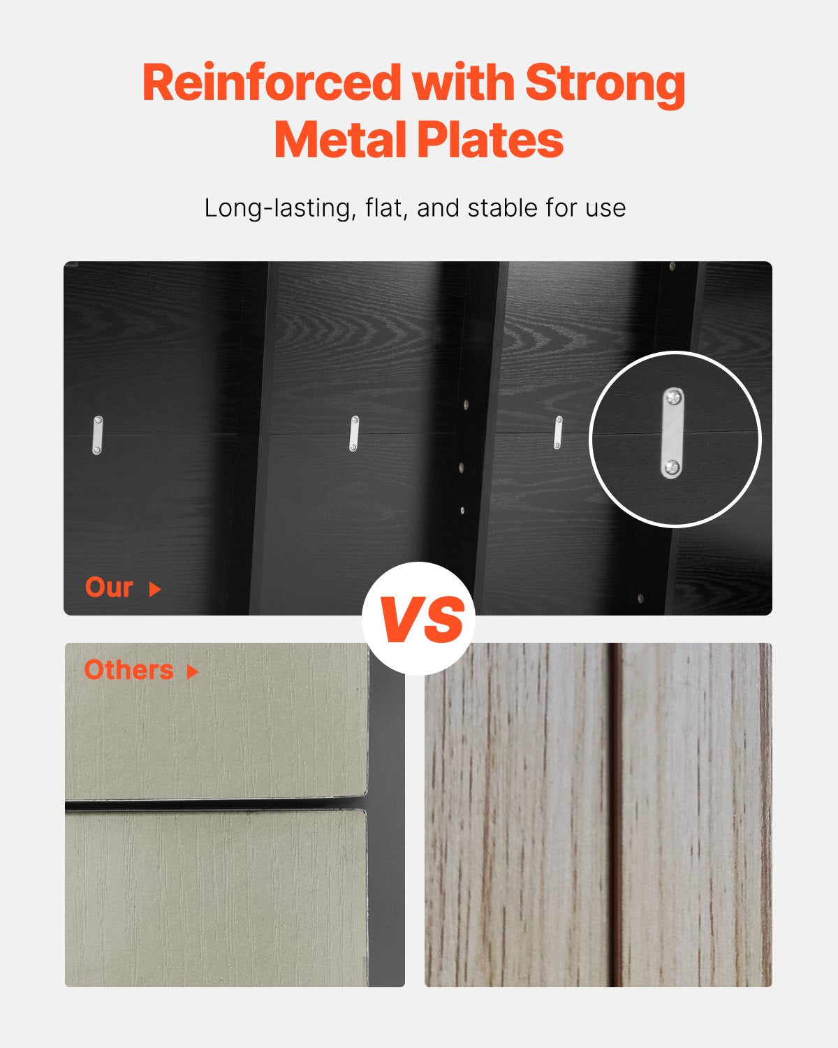 Rechteckiger Esstisch, 160 cm lang, großer Holztisch für 4-6 Personen, moderne Esszimmermöbel, Konferenztisch mit einer Tragkraft von 150 kg, für Küche und Wohnzimmer, Schwarz (nur Tisch)