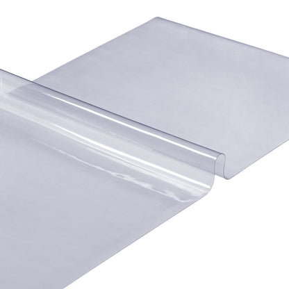 Transparente Tischschutzdecke, 91 x 183 cm, 1,5 mm dicke PVC-Tischdecke, wasserdichter Tischschutz für Schreibtisch, Couchtisch und Esstisch
