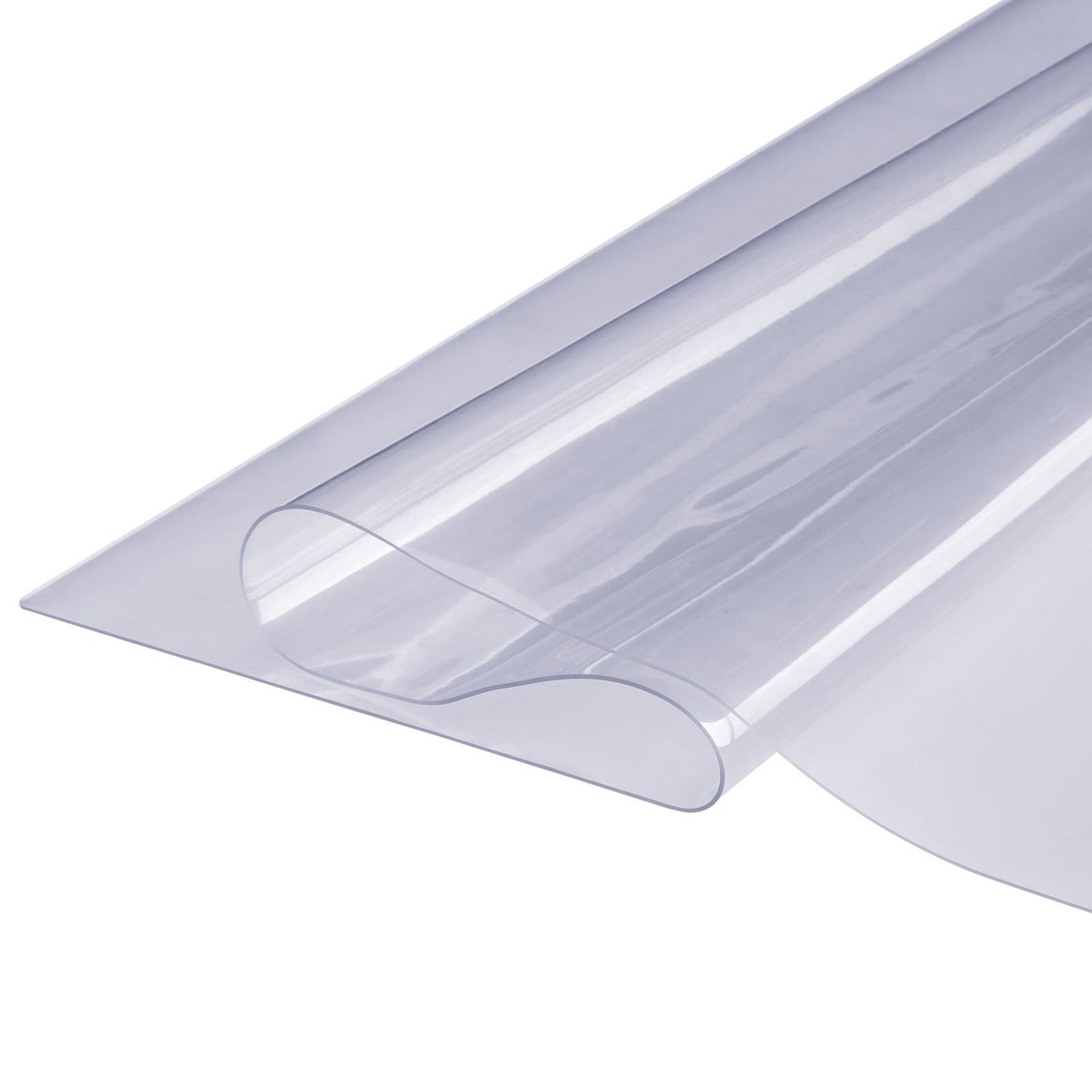 Transparente Tischschutzdecke, 91 x 183 cm, 1,5 mm dicke PVC-Tischdecke, wasserdichter Tischschutz für Schreibtisch, Couchtisch und Esstisch