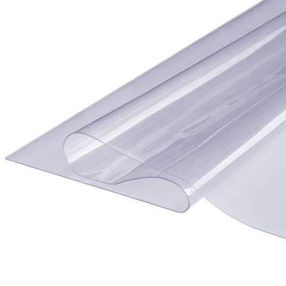 Transparente Tischschutzdecke, 91 x 183 cm, 1,5 mm dicke PVC-Tischdecke, wasserdichter Tischschutz für Schreibtisch, Couchtisch und Esstisch