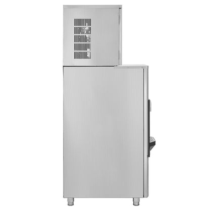 Commercial Ice Maker, 360 Lbs/Day Ice Maker Machine, 180 Lbs Large Ice Storage Bin with 20 Lbs/Min Automatic Ice Dispensing, Self-Cleaning Ice Machine with Touchscreen for Bar, Cafe, Restaurant