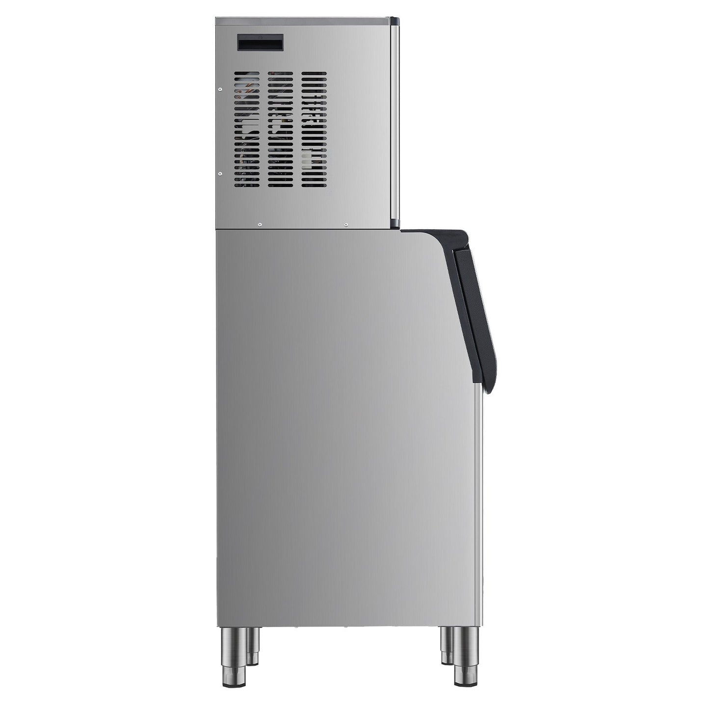 Commercial Ice Maker Machine, 181.4 kg/24H Ice-Making Machine with 136 kg Large Storage Bin, Auto Self-Cleaning Ice Maker with Touchscreen for Bar Cafe Restaurant Business Commercial