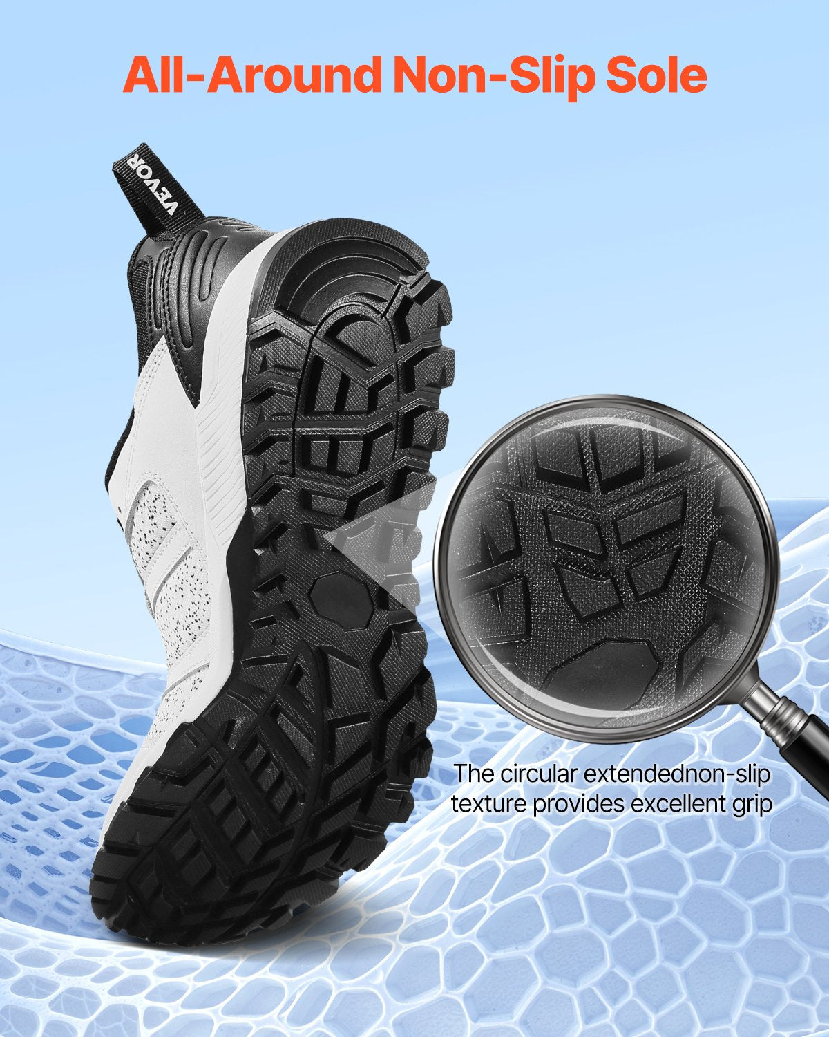 Cross-Training-Schuhe, Sneaker in Weite W, UK-Größe 11, Schuhe mit breiter Zehenbox, Fußgewölbeunterstützung und verstellbarer Schnürung, Trainingsschuhe zum Laufen, Turnen, Gassigehen und Gewichtheben (Weiß)