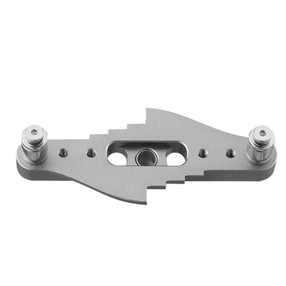 Doweling Jig Kit, Self Centering Dowel Drill Jig for Straight Holes, with Drill Bit Set 6.4 / 7.9 / 9.5 mm and Drill Bit Stop Collar Set, Aluminum Alloy Woodworking Tools for Drilling, Marking