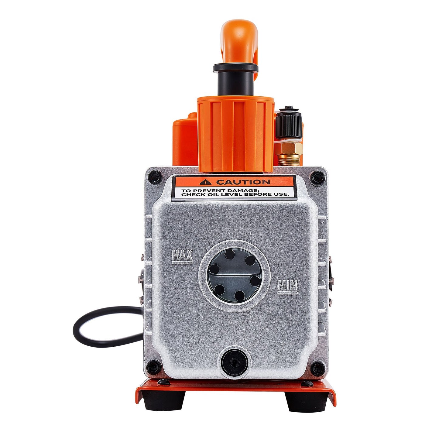 115 L/min AC Vacuum Pump and Gauge Set, Single Stage, Rotary Vane HVAC Air Vacuum Pump, A/C Refrigerant Manifold Gauge Kit, with Leak Detector, Carry Bag, for R134a R22 R410a R1234YF Refrigerant