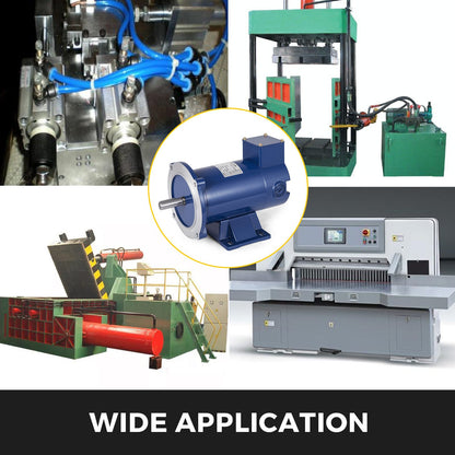 1/2 PS Gleichstrommotor, Nenndrehzahl 1750 U/min, 90 V, Permanentmagnetmotor