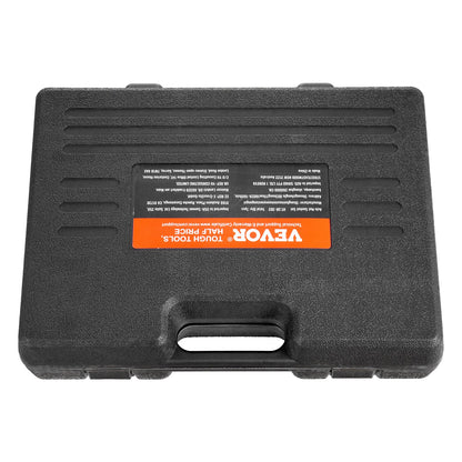 Radlager-Sicherungsmuttern-Steckschlüsselsatz, 1/2-Zoll-Antrieb, 7-teilig, SAE- und metrische 6-Punkt-Steckschlüssel für Ford-, Dodge- und Toyota-Fahrzeuge, mit Aufbewahrungskoffer, zum Aus- und Einbau von Radlager-Sicherungsmuttern