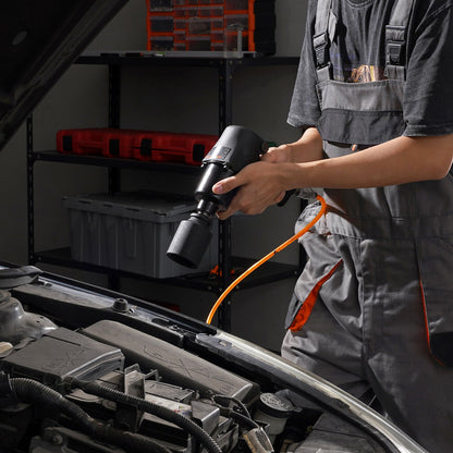 Axle Nut Impact Socket Set, 1/2" Drive Deep 6+12-Point 14-Piece Metric Spindle Nut Socket Set, CR-V Heat Treated Large Socket Set with Storage Case, Auto Repair, Removing or Installing Axle Nuts