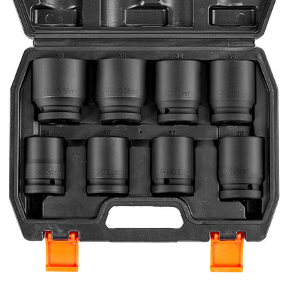 Axelmutter anslagshylsa 3/4" Drive 6-points 8 ST Metrisk spindelhylsa