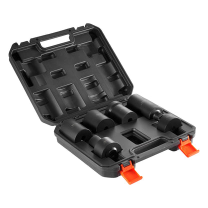 Spindelmutter-Steckschlüsselsatz, 1/2-Zoll-Antrieb, 6-teilig, für Toyota, Ford, Allradfahrzeuge und GM-Fahrzeuge, mit Aufbewahrungskoffer, Auslöser für Spindelmuttern
