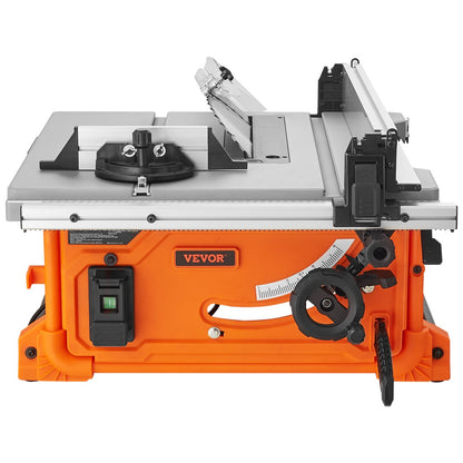 1800 W Table Saw Electric Cutting Machine, 625 mm Cutting Capacity, 4400 RPM, 85 mm 90° Crosscut Saw and 60 mm 45° Bevel Cut for Wood, Carpentry and Indoor/Outdoor Workshop