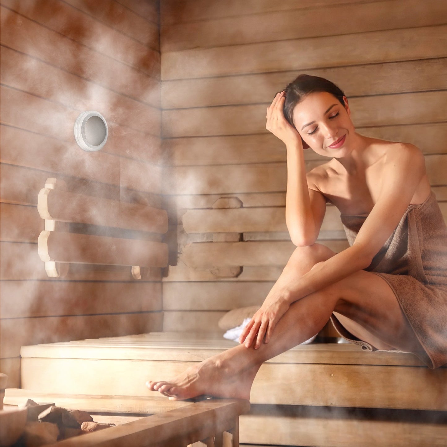 Dampfgenerator, 7,5 kW Dampfduschensystem mit Steuerung für Heimsauna, Badewanne und Spa, gewerbliches automatisches Ablaufset mit Überhitzungs-, Trockenlauf- und Überdruckschutz, 10 Min. bis 24 Std. Laufzeit, Schwarz